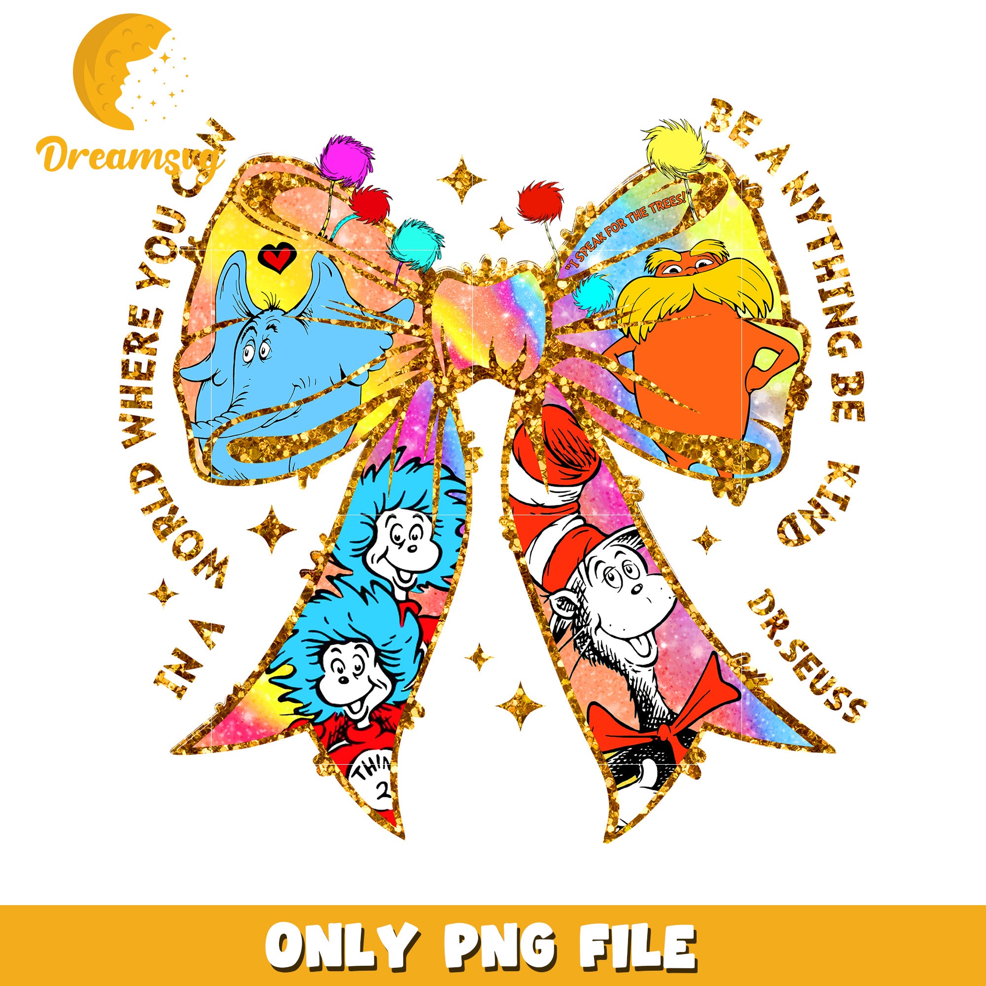 Glitter bow dr seuss bow png, dr seuss characters png, bow png
