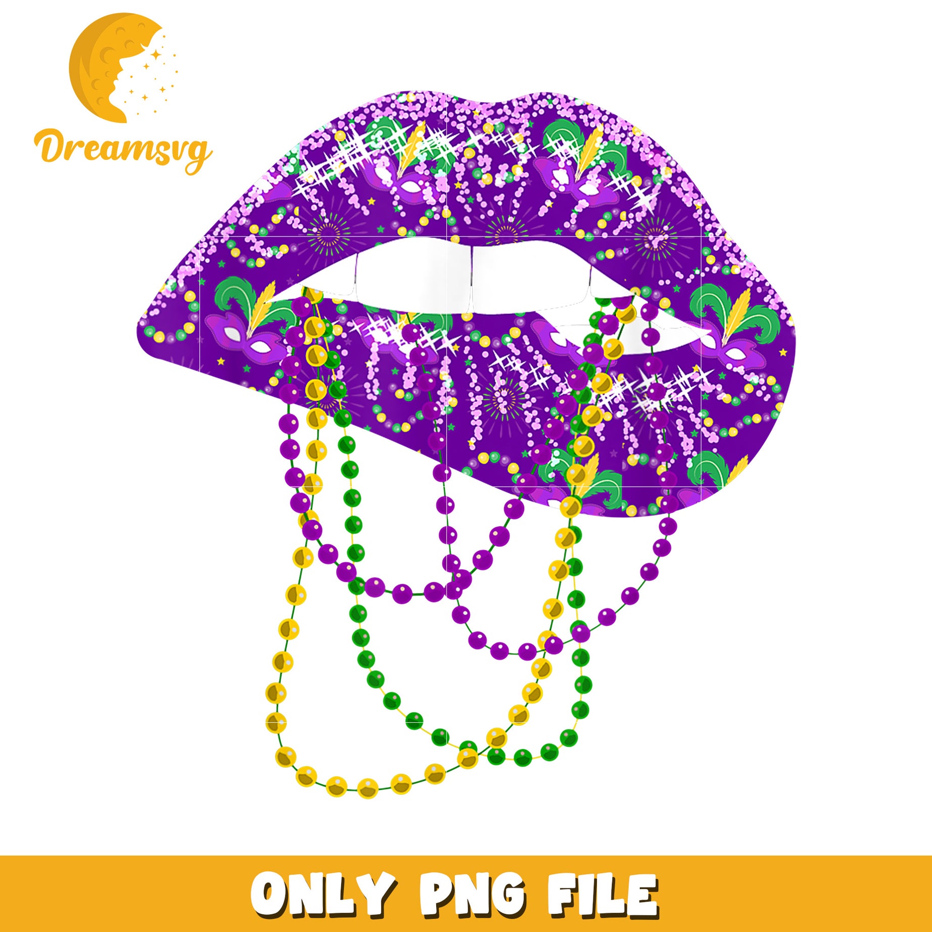 Glitter mardi gras lips costume png, Mardi Gras png, lips png