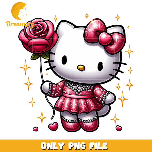 Glittery Hello Kitty PNG Image Download