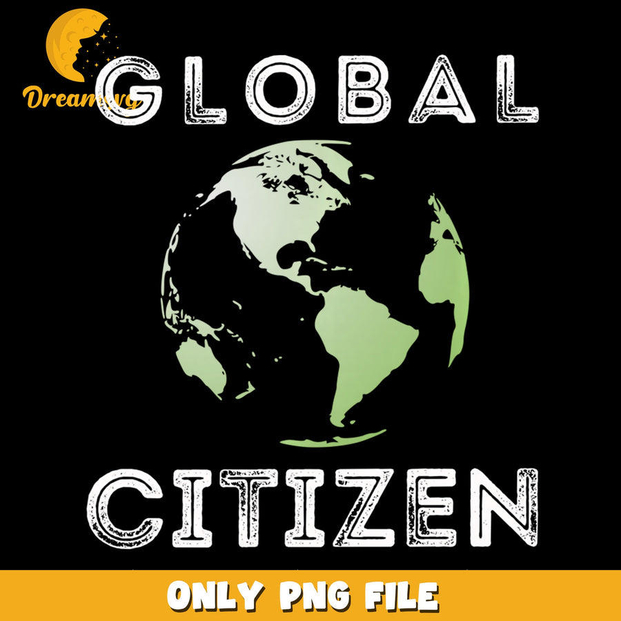 Global Citizen PNG, Earth Lover Design, Environmental