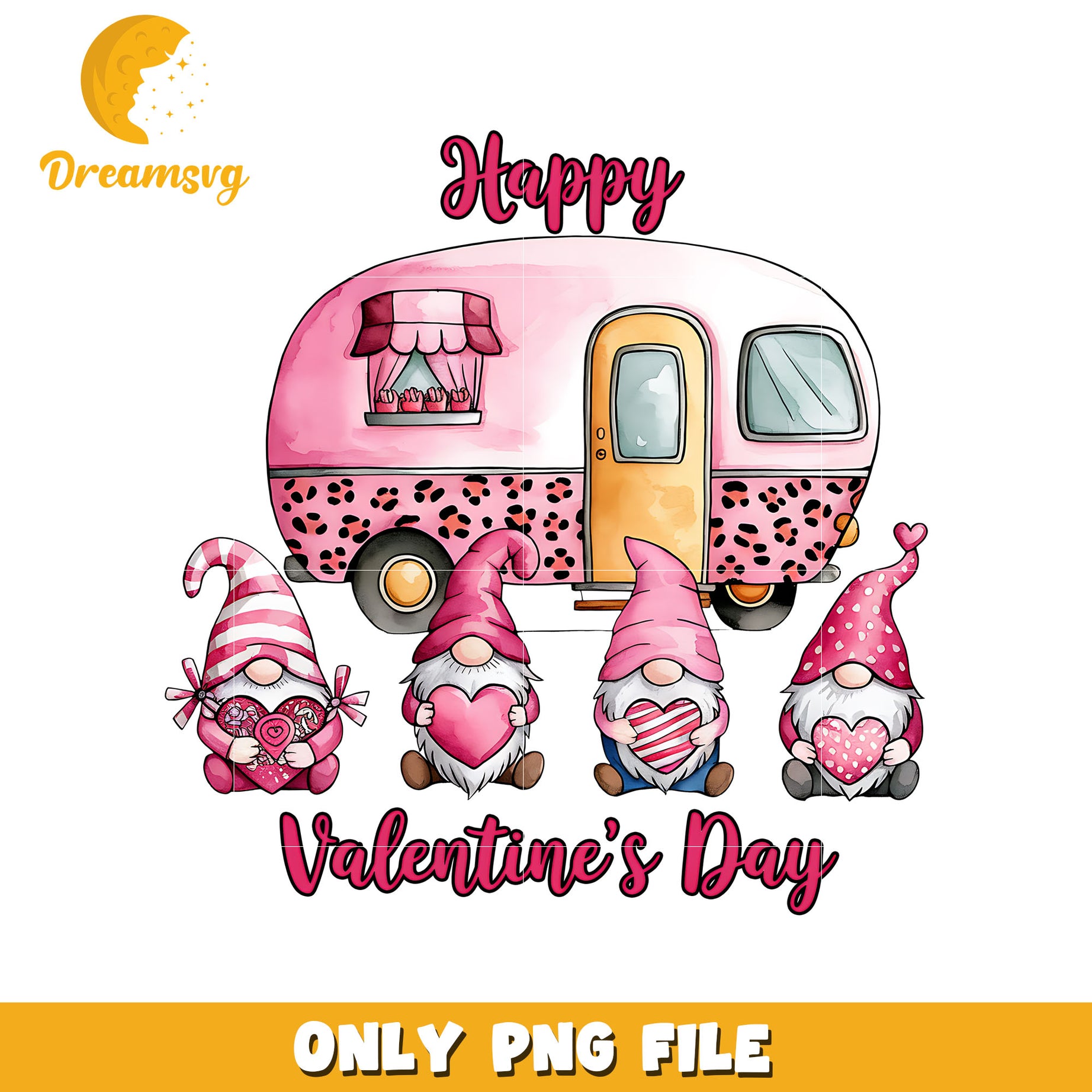 Gnomes happy valentine's day png, gnome png, valentine png