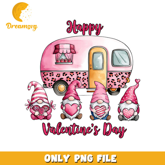 Gnomes happy valentine's day png, gnome png, valentine png