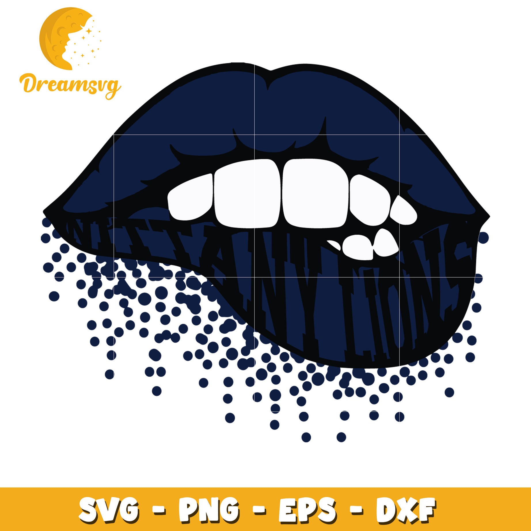 Go Lions Lips SVG PNG EPS DXF Cut File