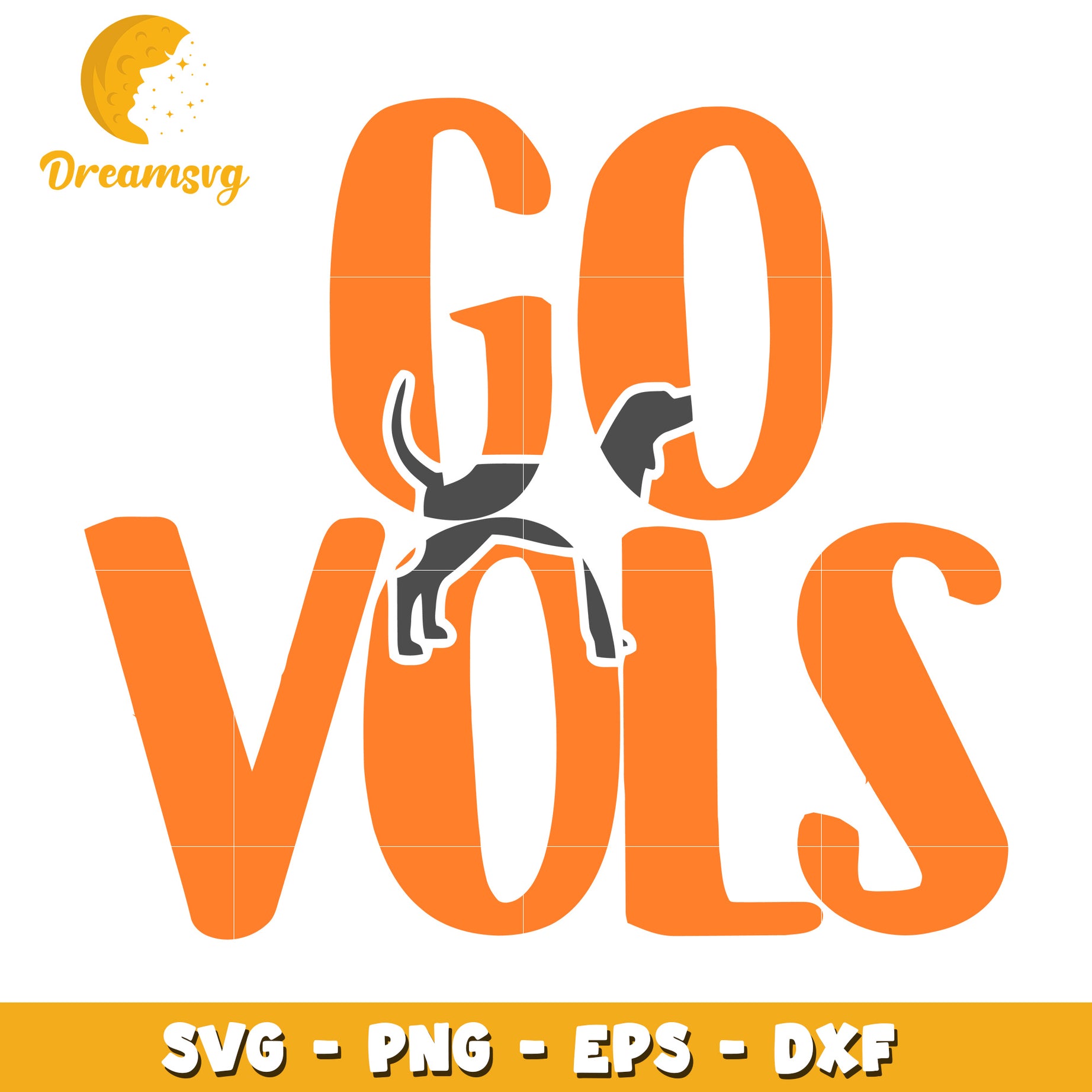 Go Vols Dog SVG PNG EPS DXF Cut File – DreamSVG Store