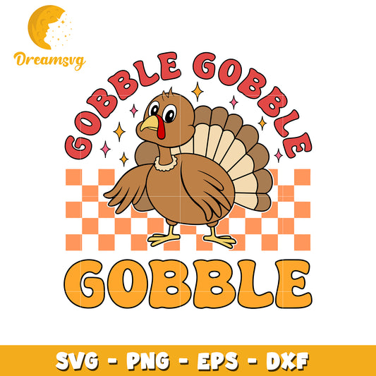 Gobble turkey thanksgiving svg, Gobble turkey svg, thanksgiving svg