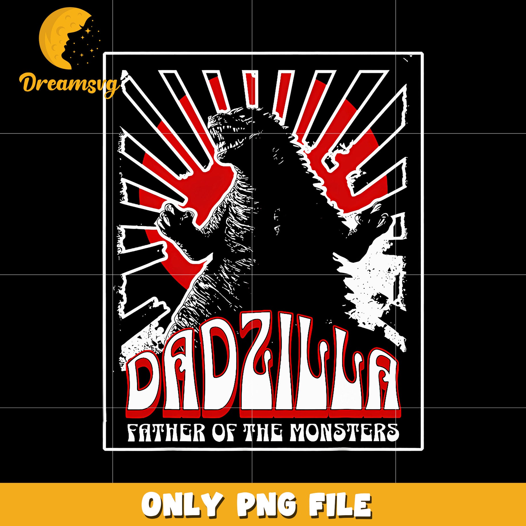 Godzilla father of the monsters png, monster dad png, funny dad png