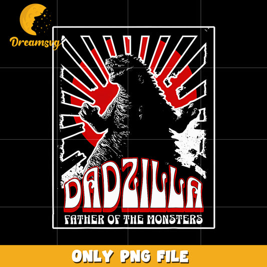 Godzilla father of the monsters png, monster dad png, funny dad png