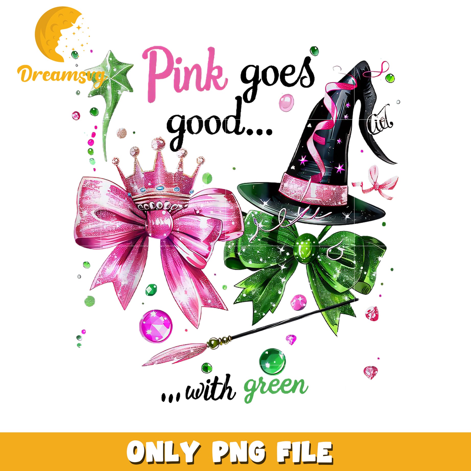 Goes Good With Green png, wicked musical png, elphaba witch png