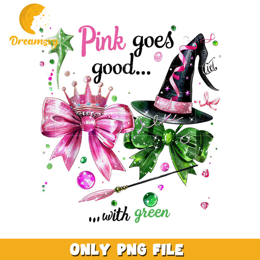 Goes Good With Green png, wicked musical png, elphaba witch png