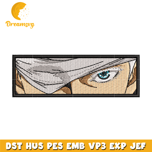 Gojo Eyes embroidery design