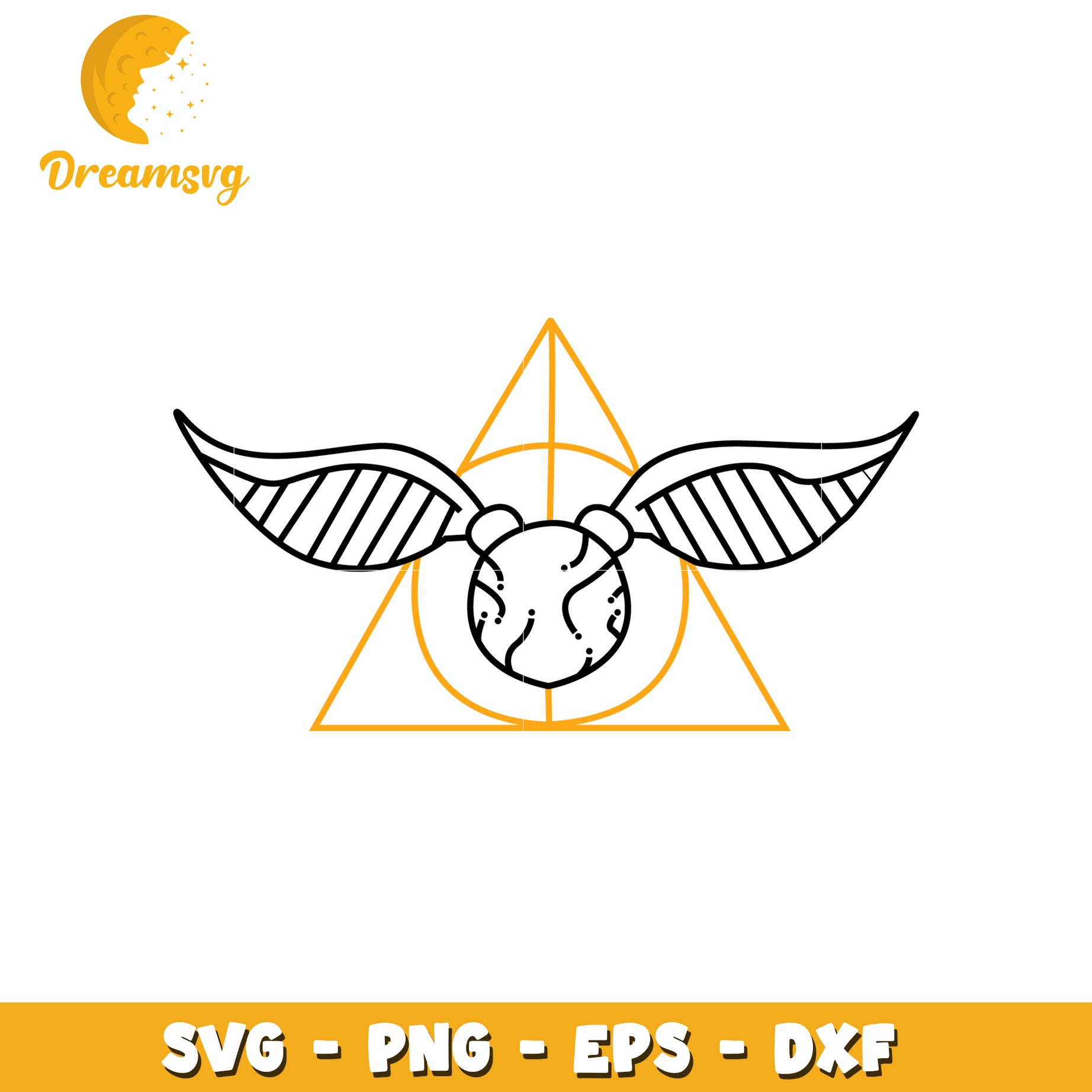 Golden Snitch SVG Cut File