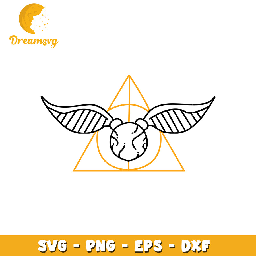 Golden Snitch SVG Cut File