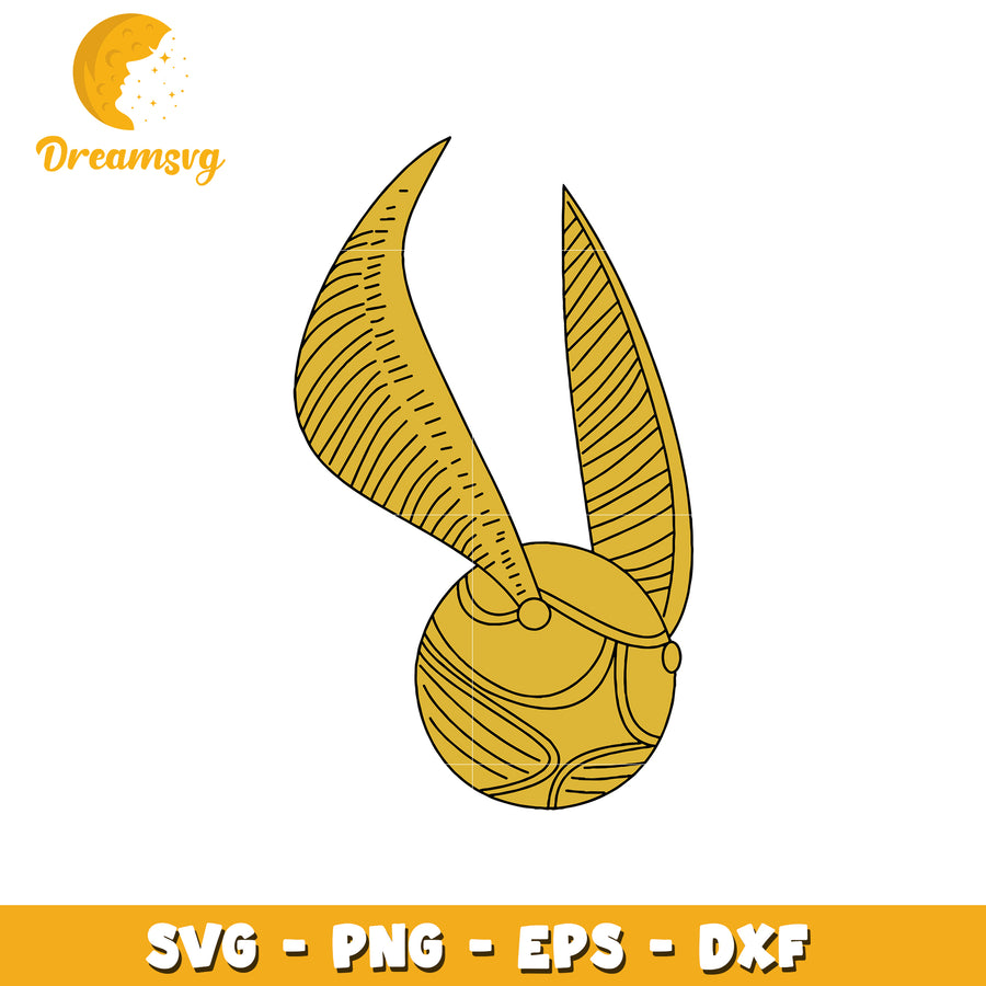 Golden Snitch SVG PNG,  Downloadable Cricut Files
