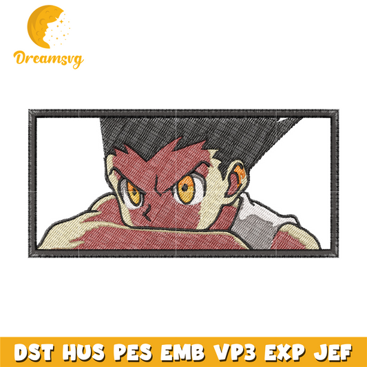 Gon box embroidery design