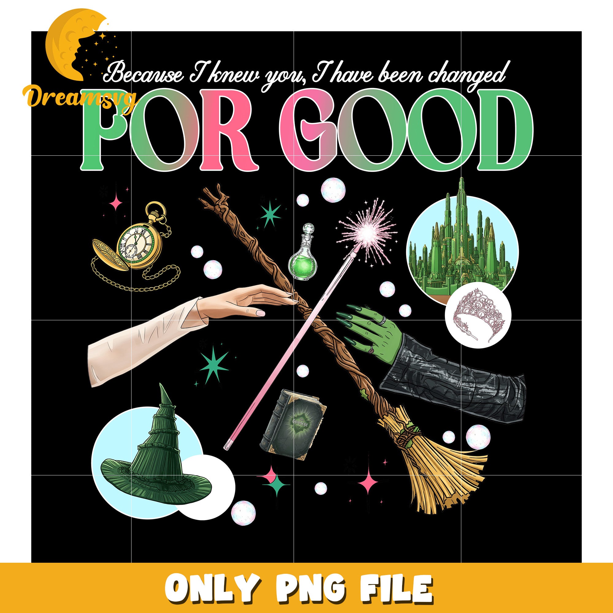 Good Wicked png, wicked ost png, wicked poster png