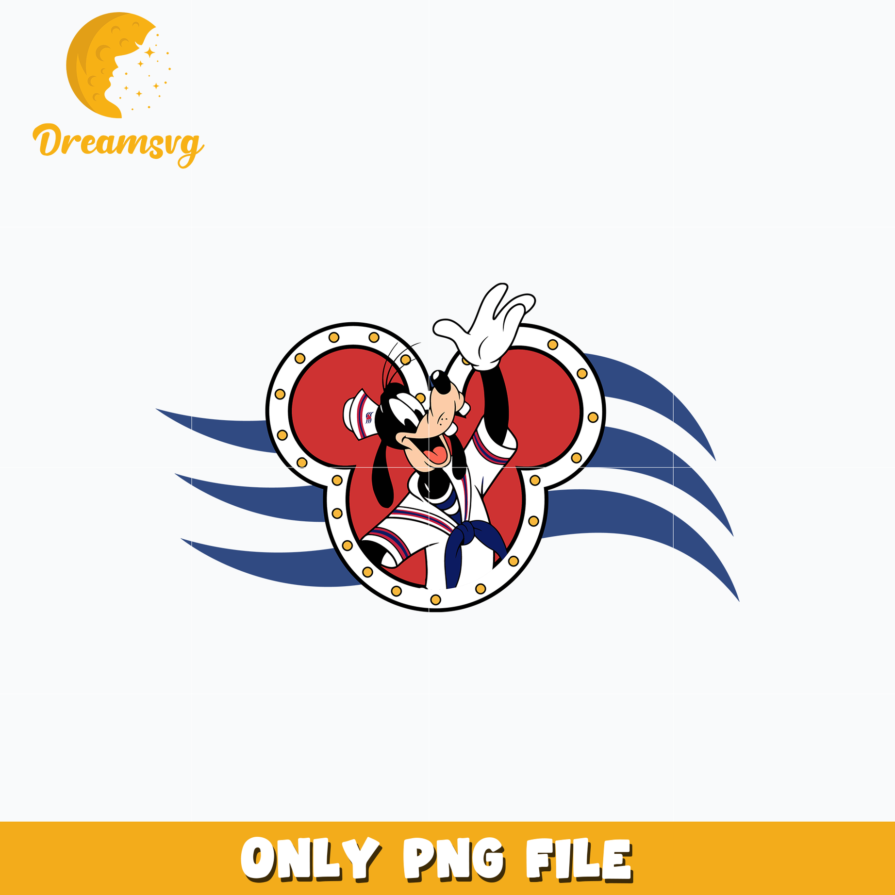 Goofy dog mickey head cruise png