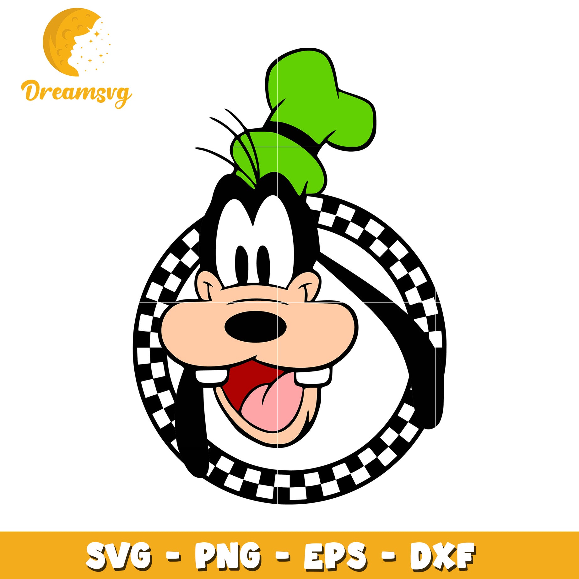 Goofy Character SVG File for Crafting and Design Projects