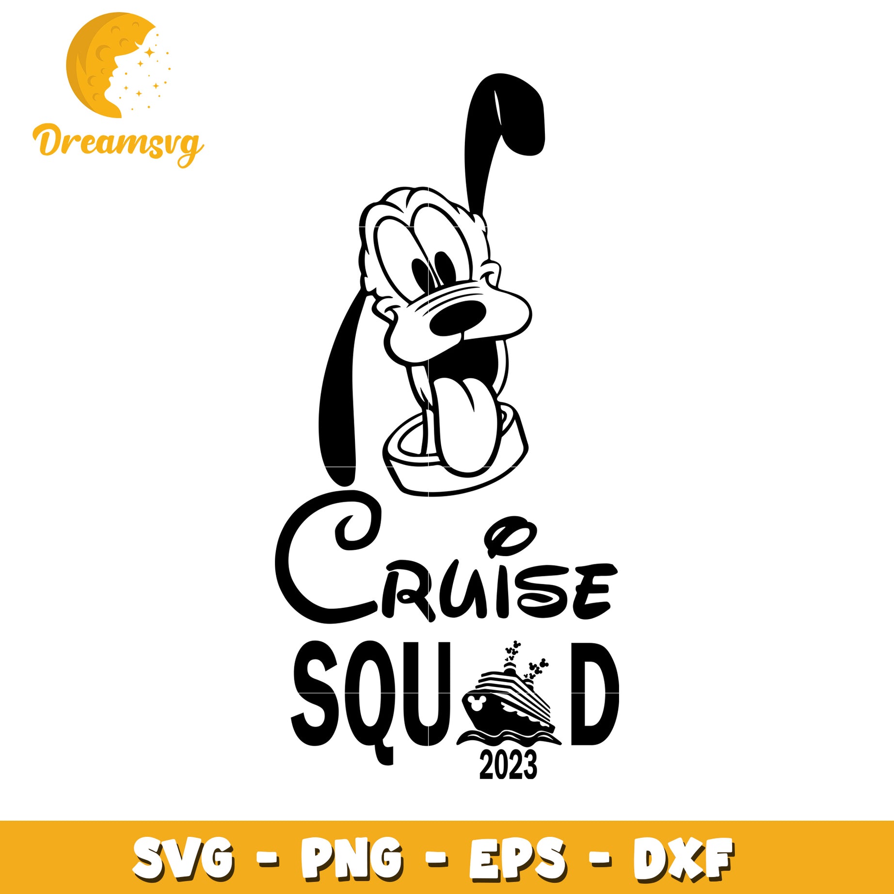 Goofy Cruise Squad 2023 SVG PNG DXF