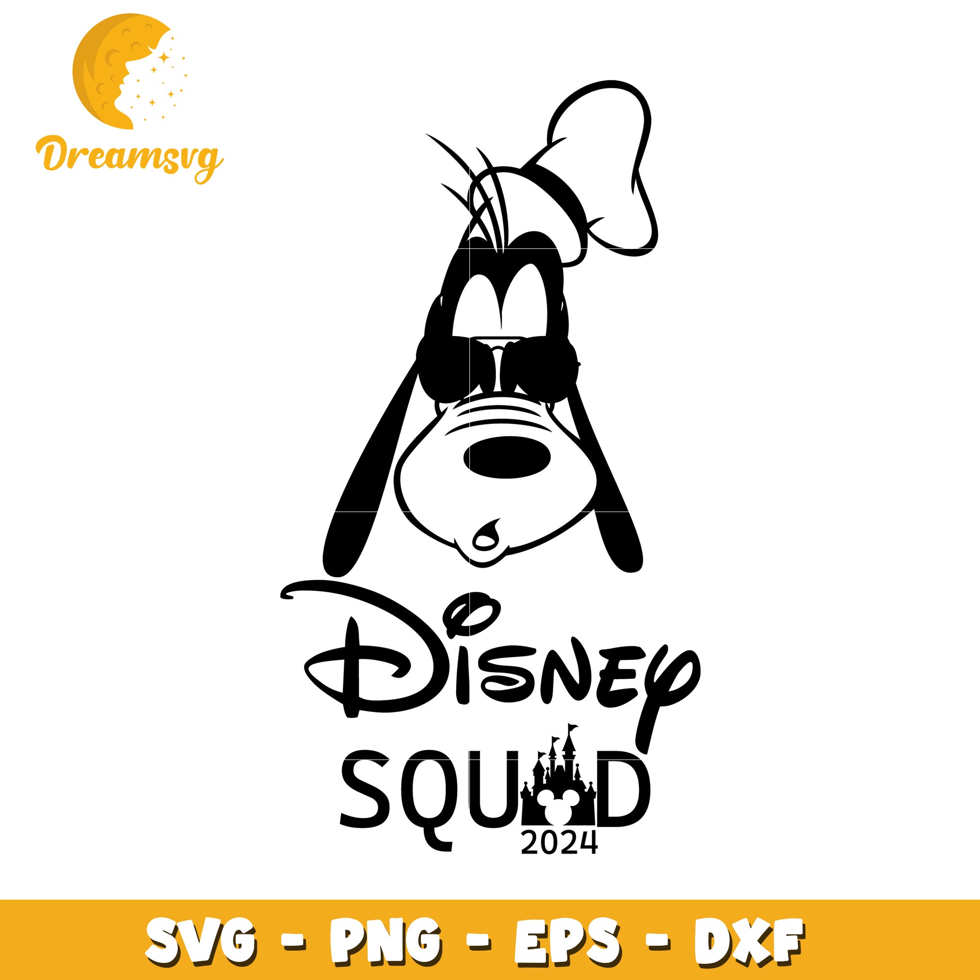 Goofy Disney Squad SVG Cut File 2024