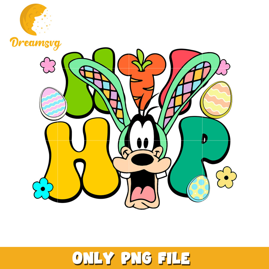 Goofy Easter Bunny PNG Design
