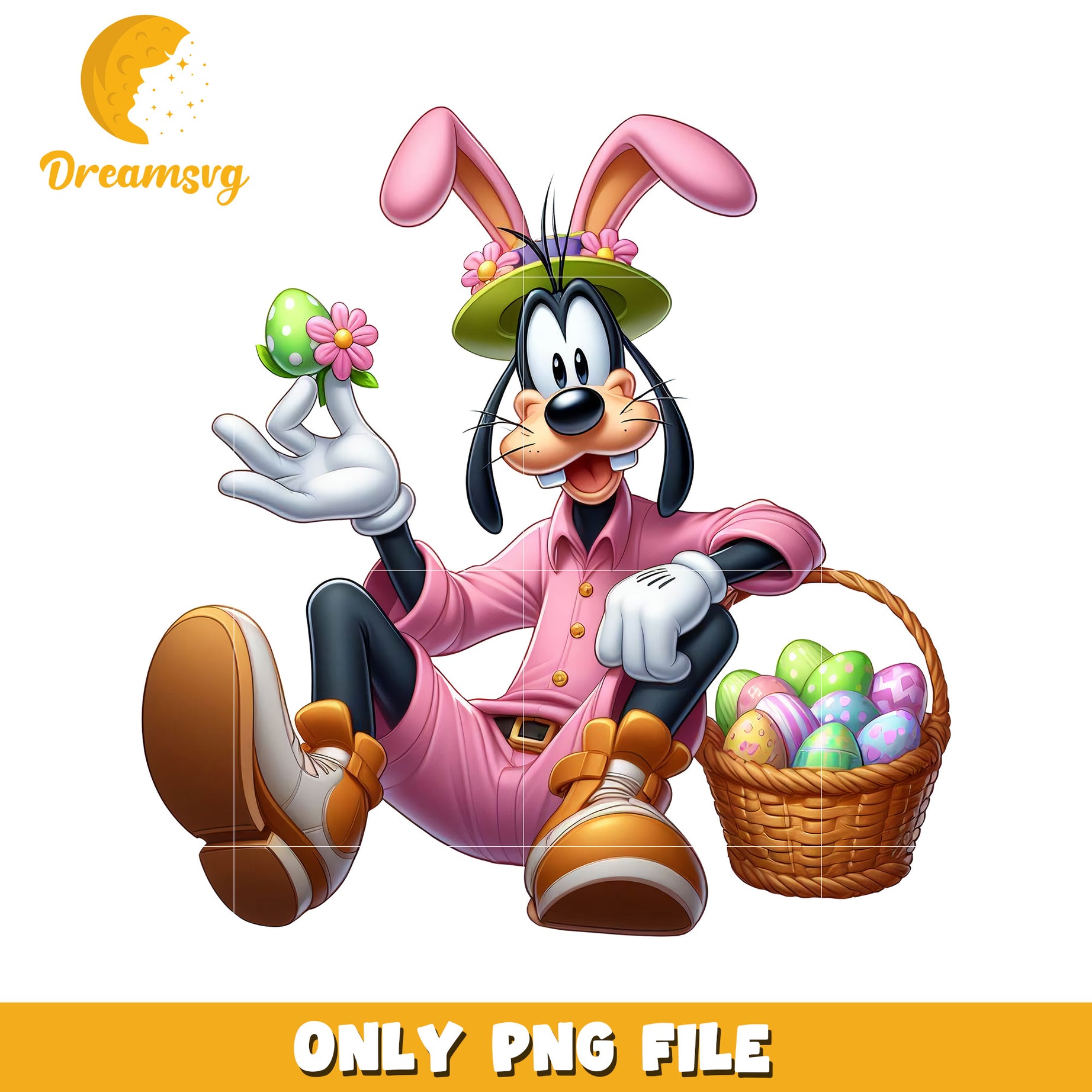 Goofy Easter Bunny PNG Download