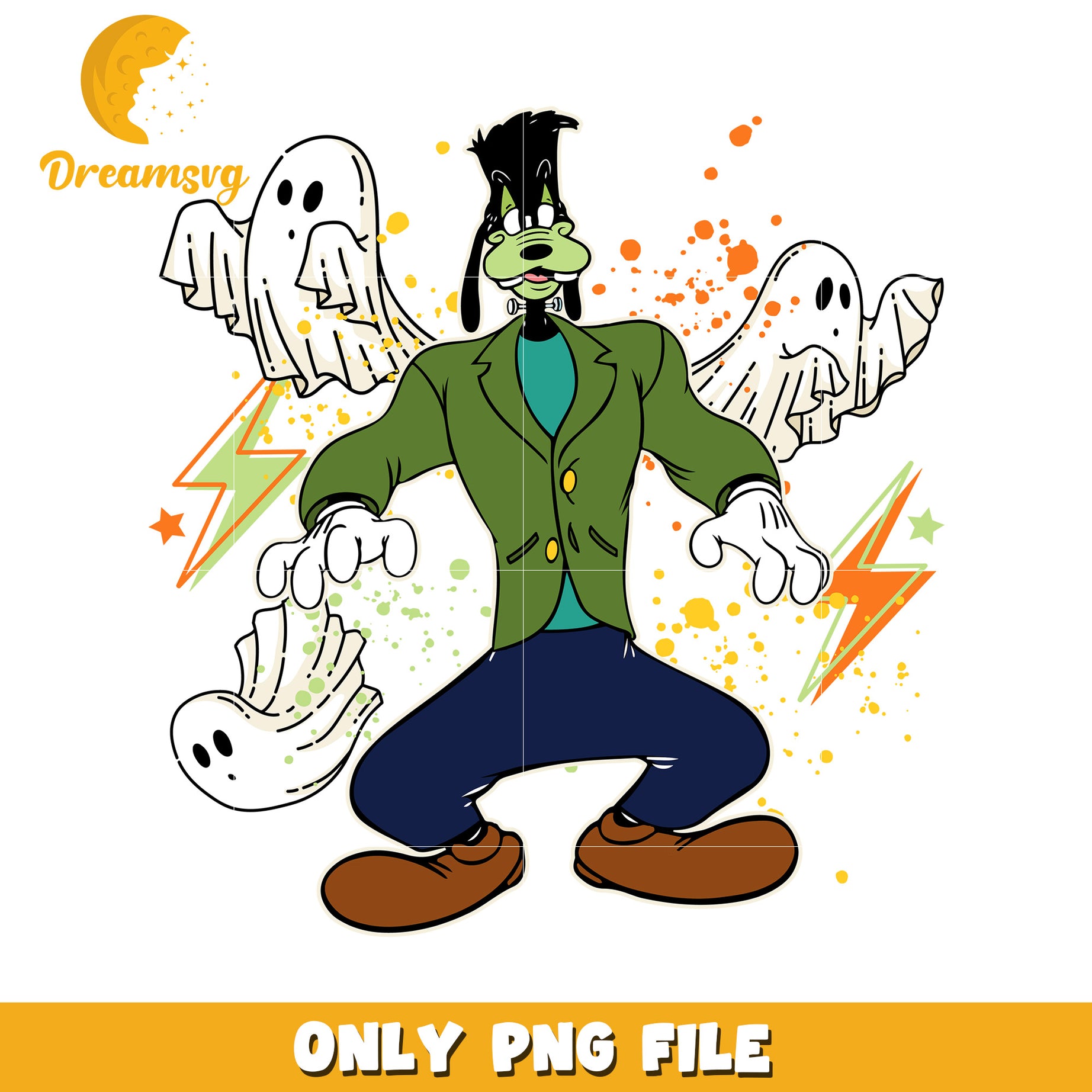 Goofy Halloween PNG Design