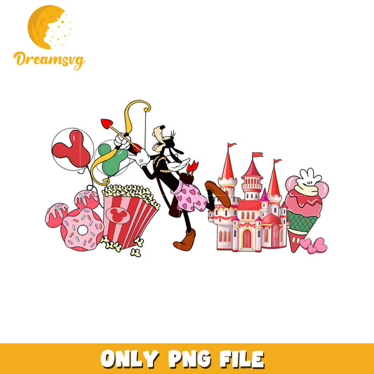 Goofy Valentine PNG Clipart