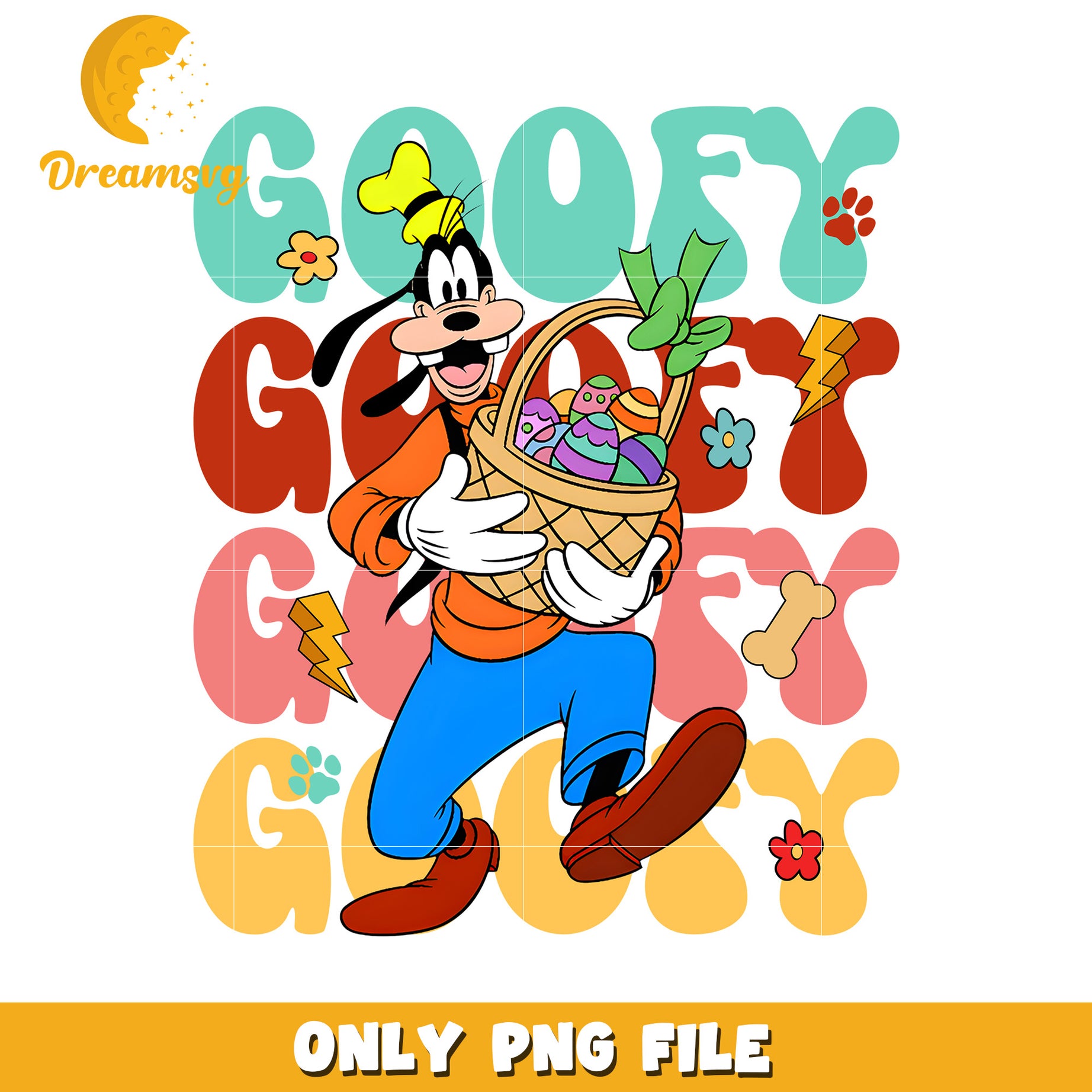 Goofy design png, disney goofy png, goofy mickey mouse character png