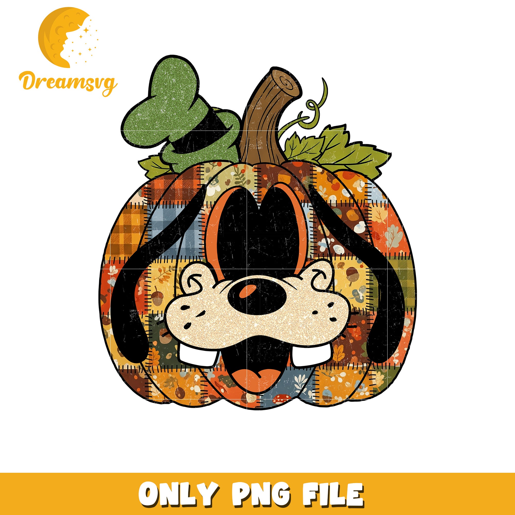Goofy pumpkin design png, halloween cartoons png, spirit halloween png