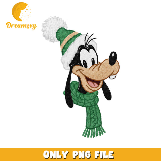 Goofy winter png, christmas cookies png, goofy cartoon​ png