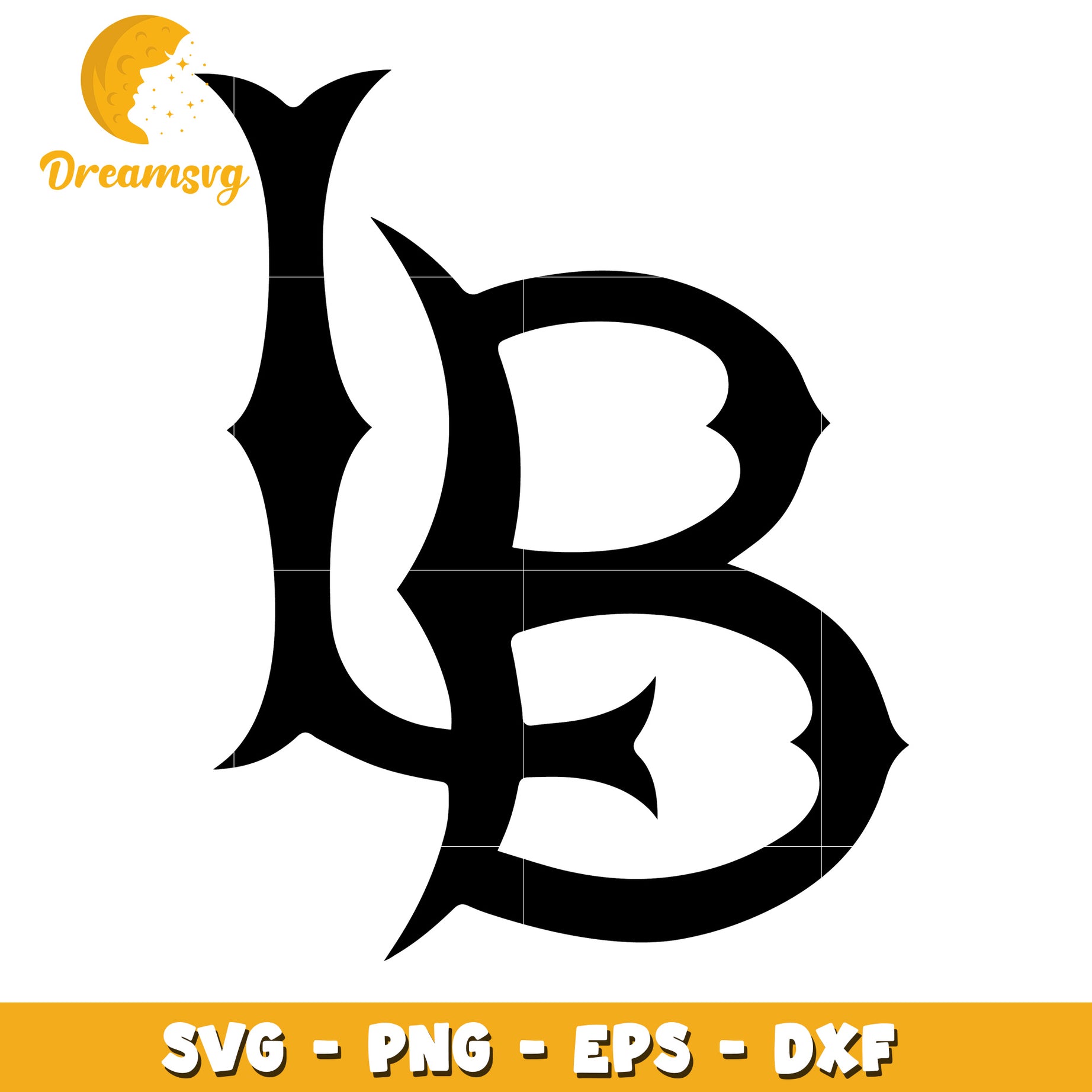 Gothic Letter B SVG PNG EPS DXF