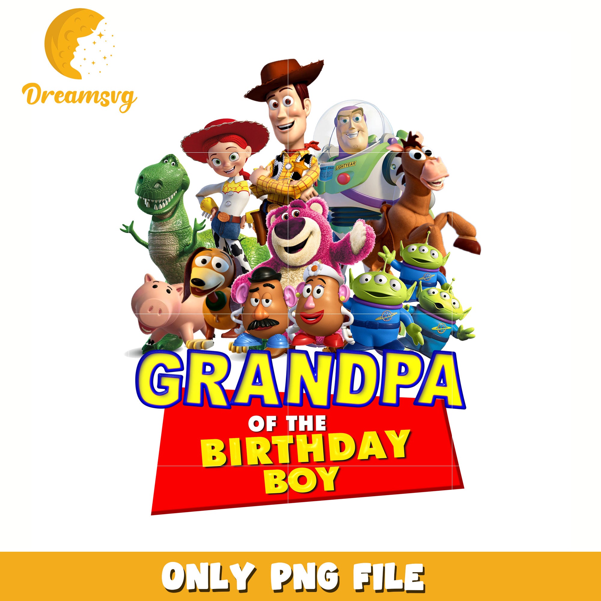 Grandma birthday boy png, toy story characters png, toy story cartoon png