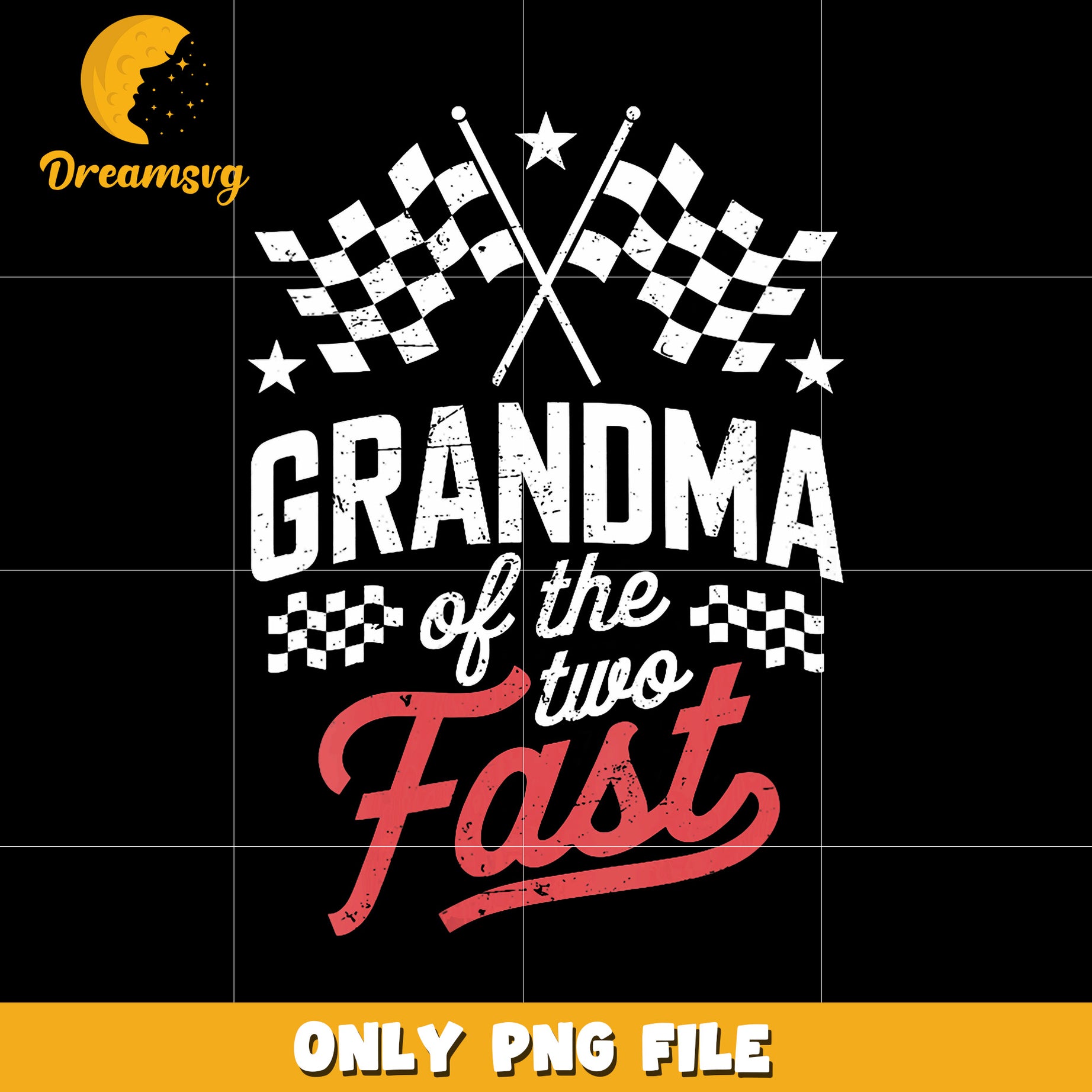 Grandma of the two fast png,  proud grandma png, family png