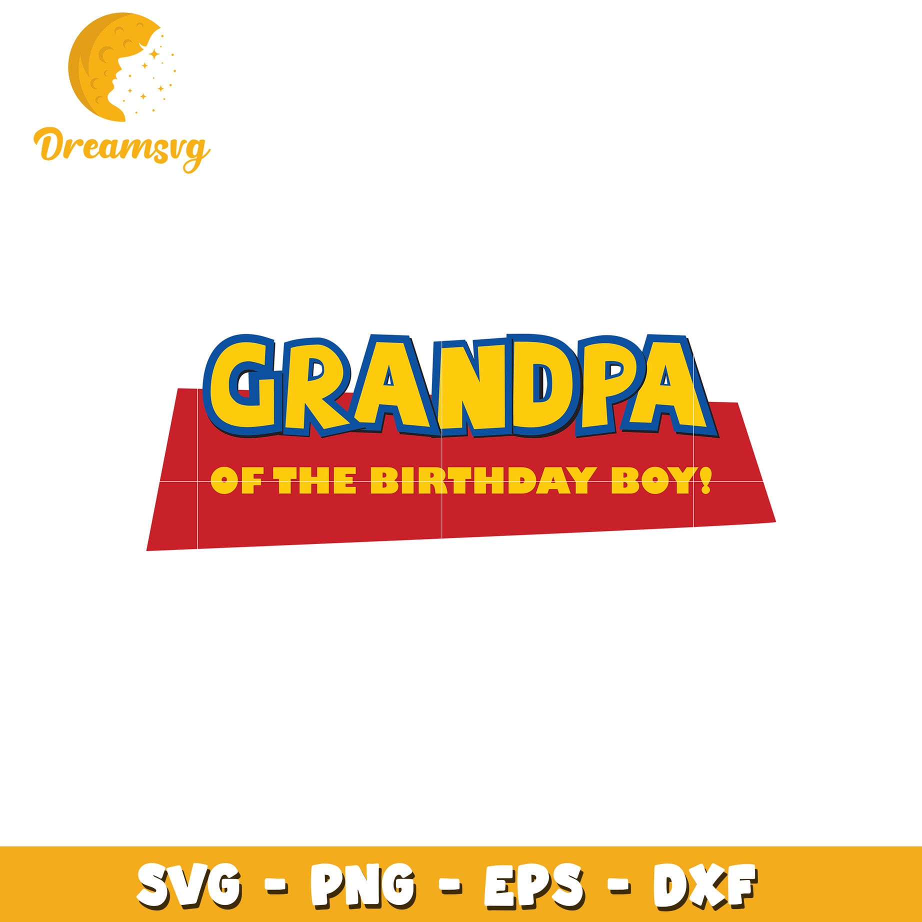 Grandpa Birthday Boy SVG Cut File