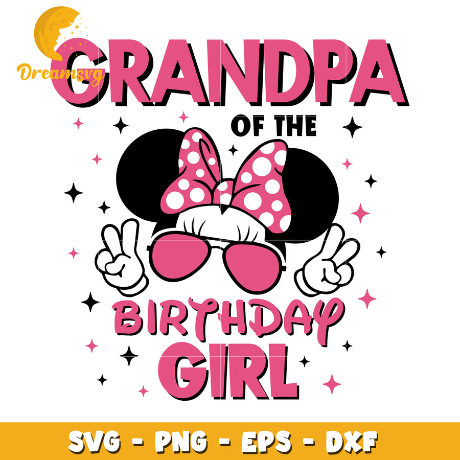Grandpa Of The Birthday Girl SVG