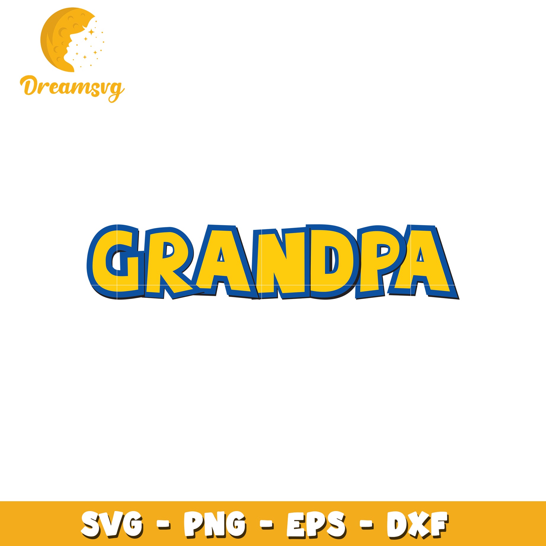 Grandpa SVG Cut File PNG, EPS, DXF