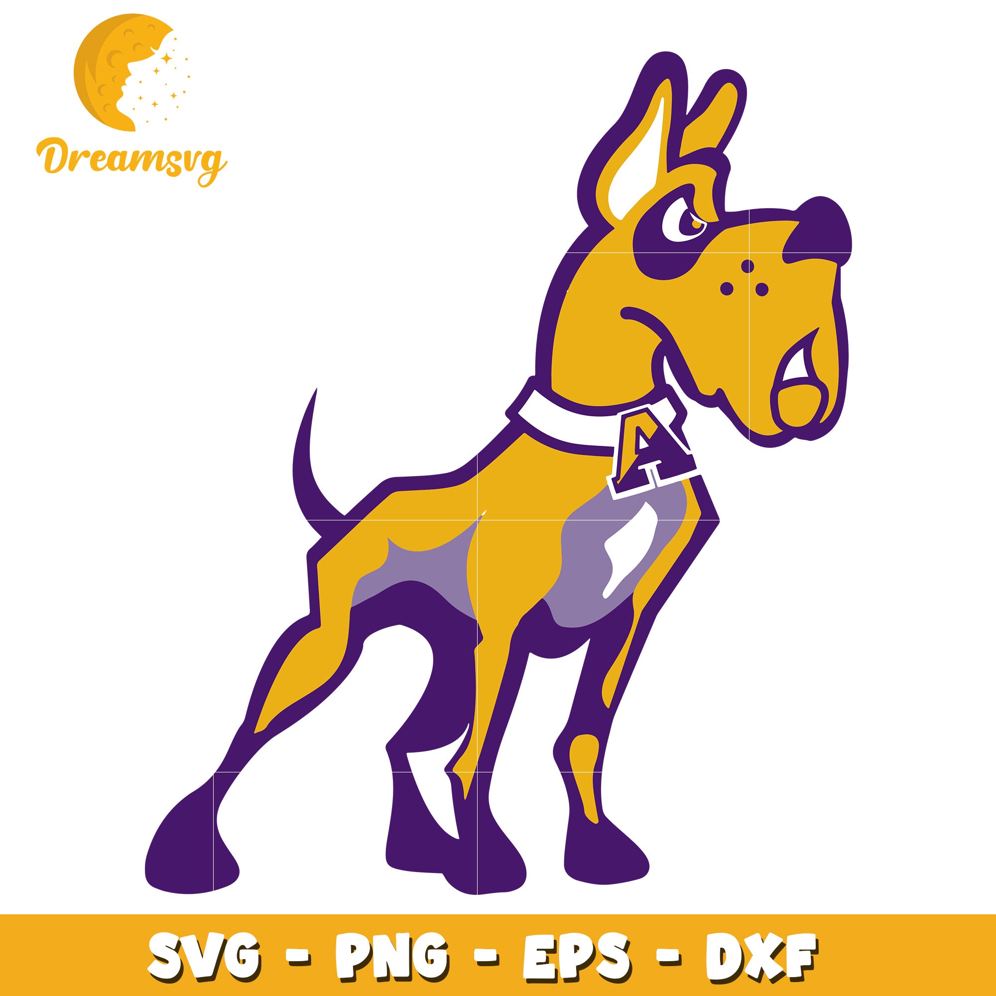 Great Dane Mascot SVG PNG EPS DXF