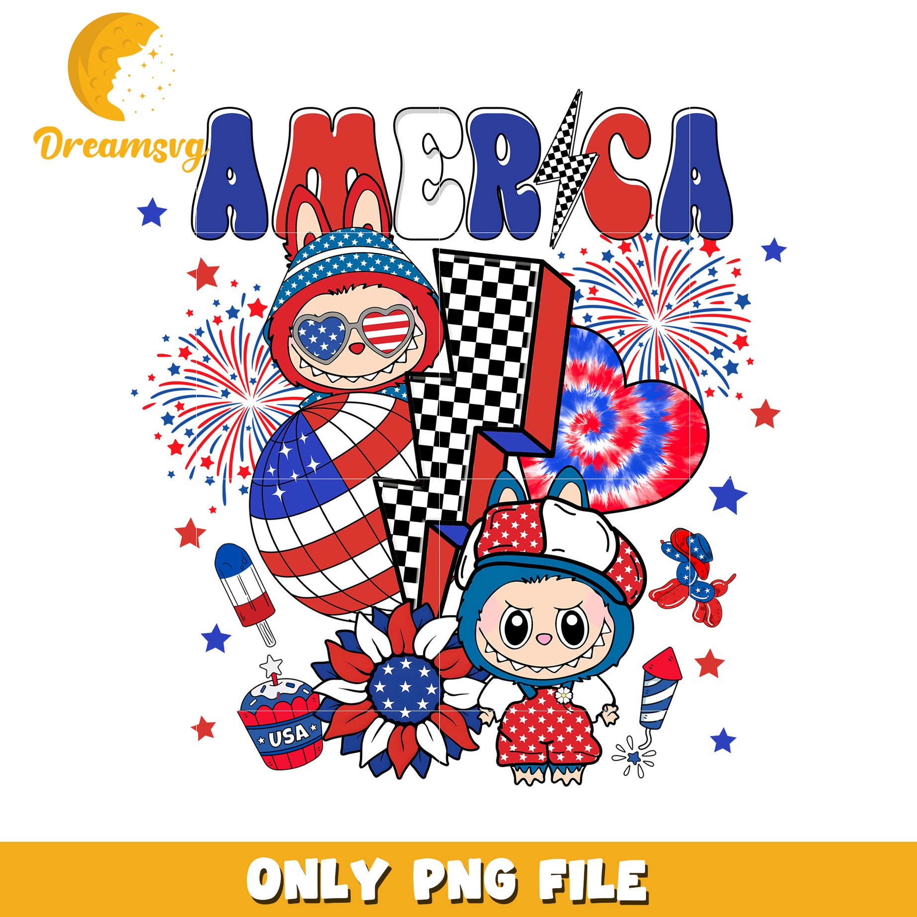 Great america design png, cute labubu​ png, labubu cartoon​ png