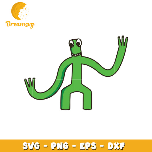 Green Monster SVG Cut File PNG EPS DXF
