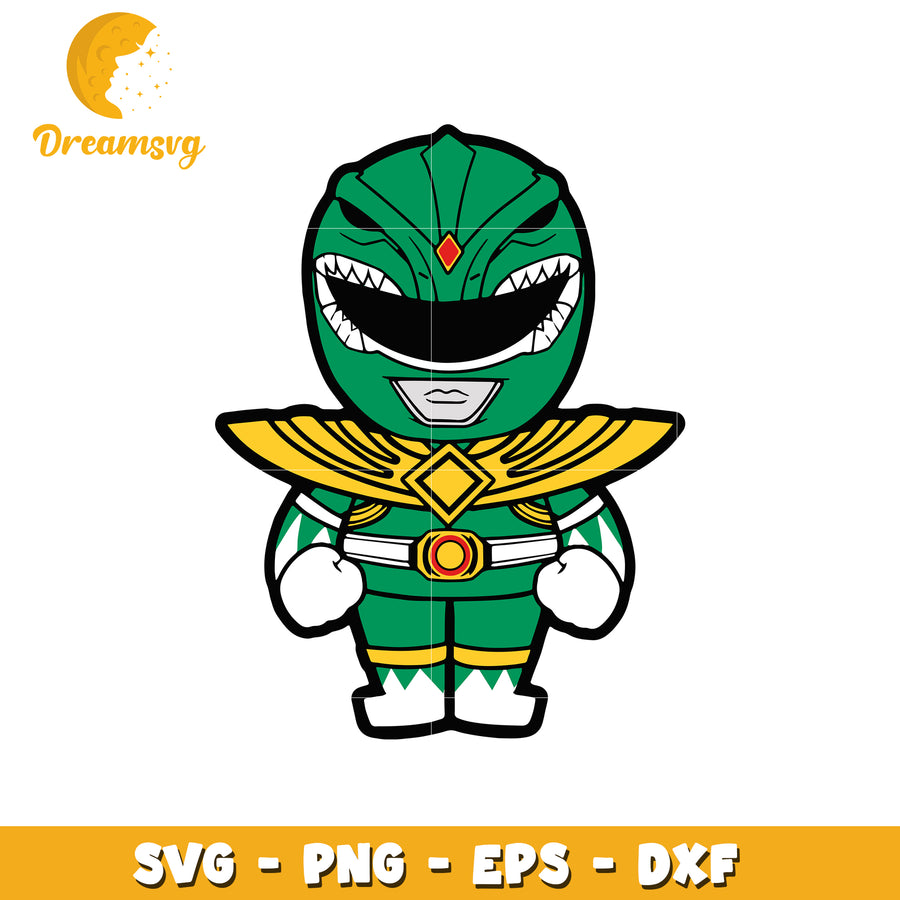 Green Ranger SVG, PNG, EPS, DXF