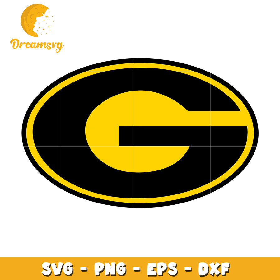Green and Yellow Oval Logo Design SVG for Crafting Projects