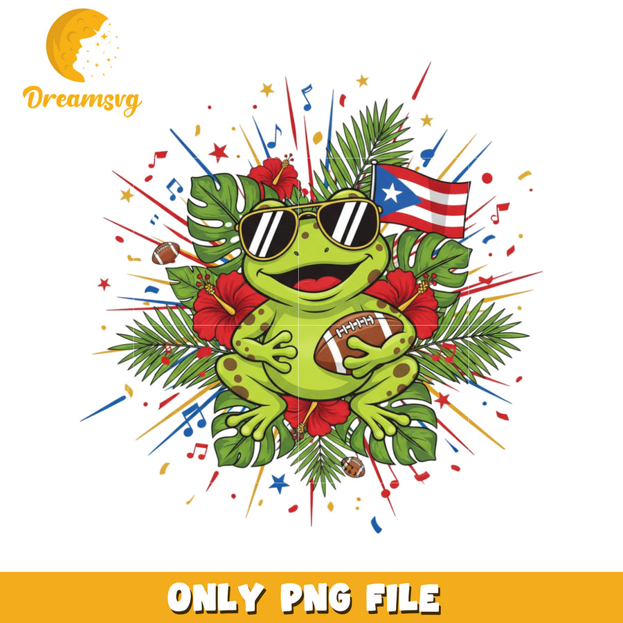 Green frog benito bowl png, nfl streetwear png, latino sports png