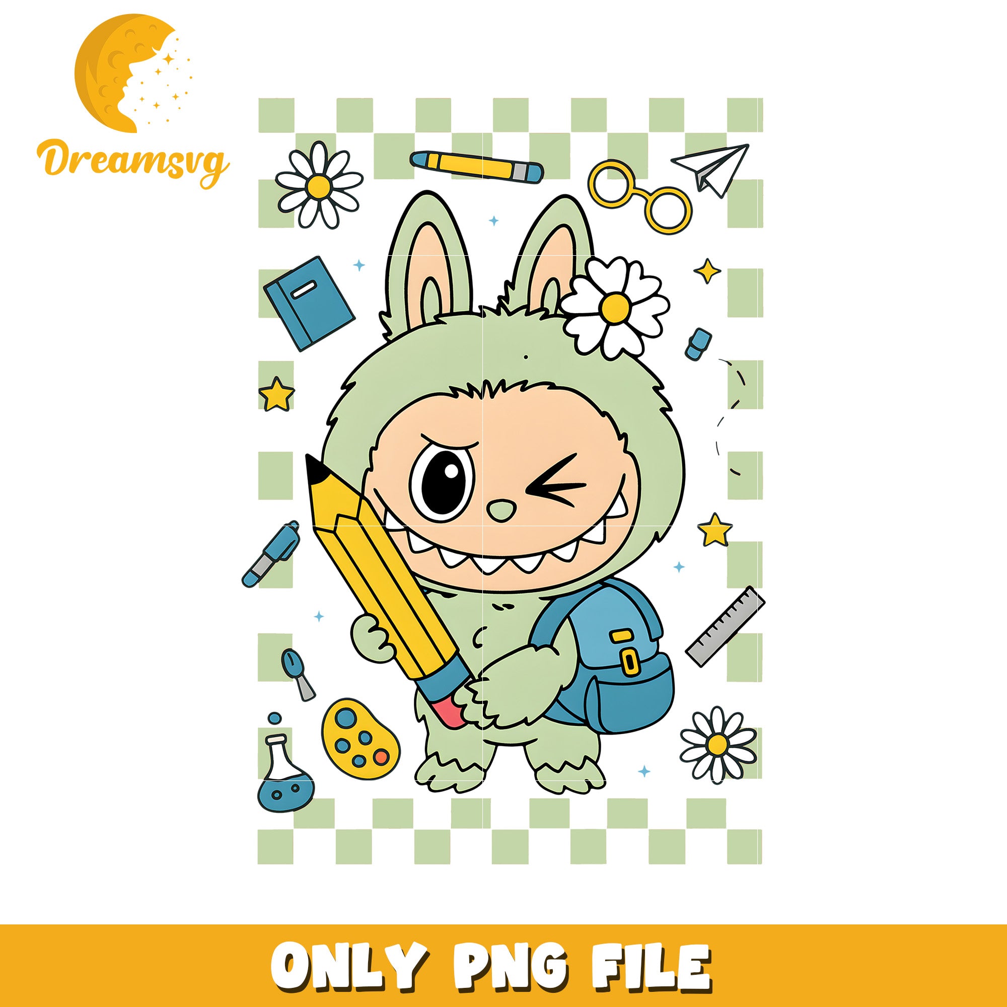 Green labubu png, funny labubu png, labubu cartoons png – DreamSVG Store