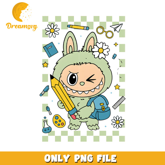 Green labubu png, funny labubu png, labubu cartoons png