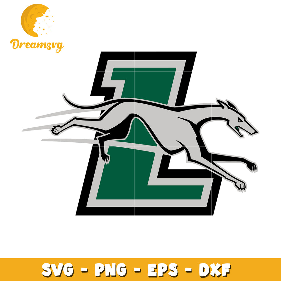 Greyhound Letter L SVG PNG EPS DXF