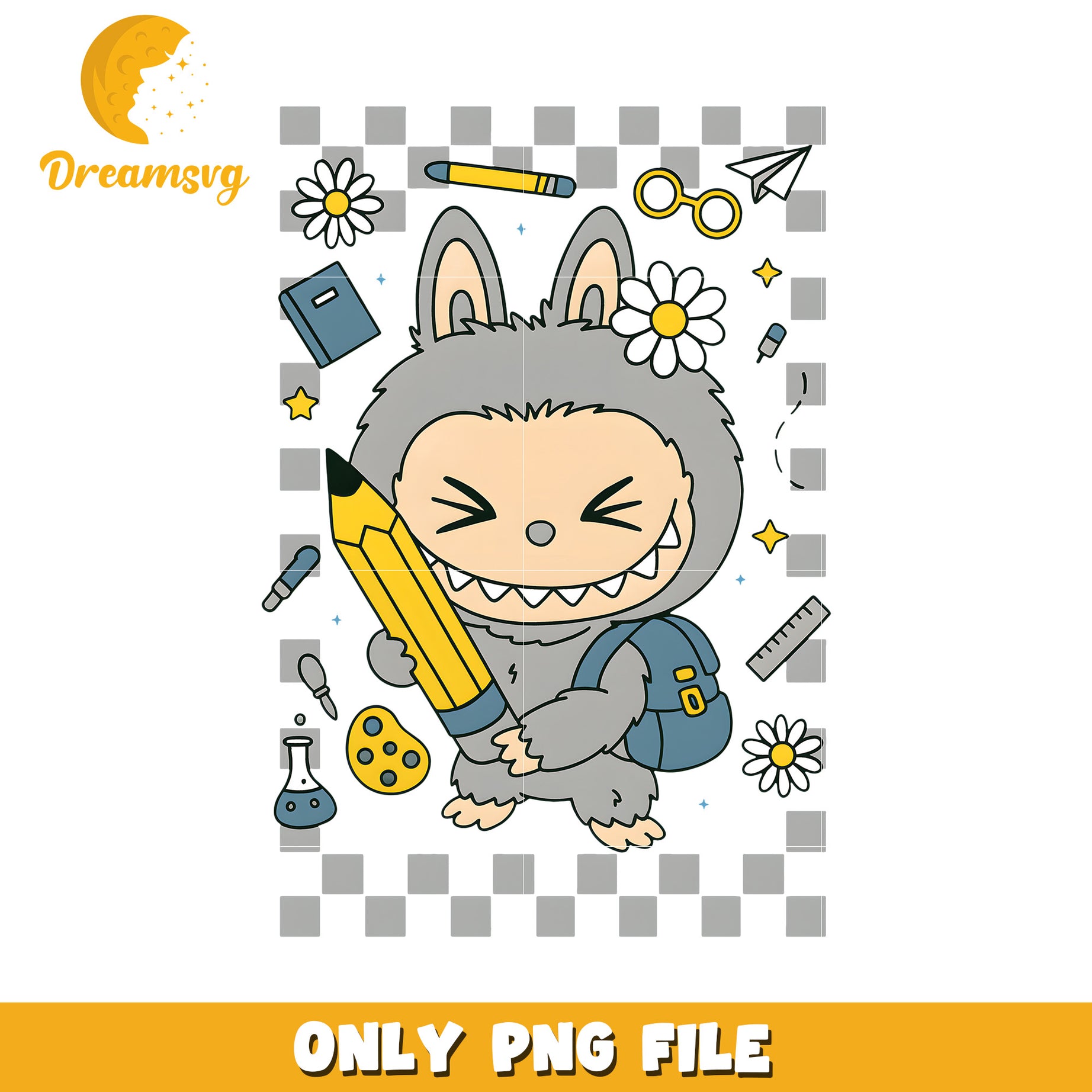 Grey labubu png, funny labubu png, labubu cartoons png
