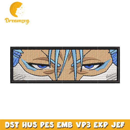 Grimmjow eyes embroidery design