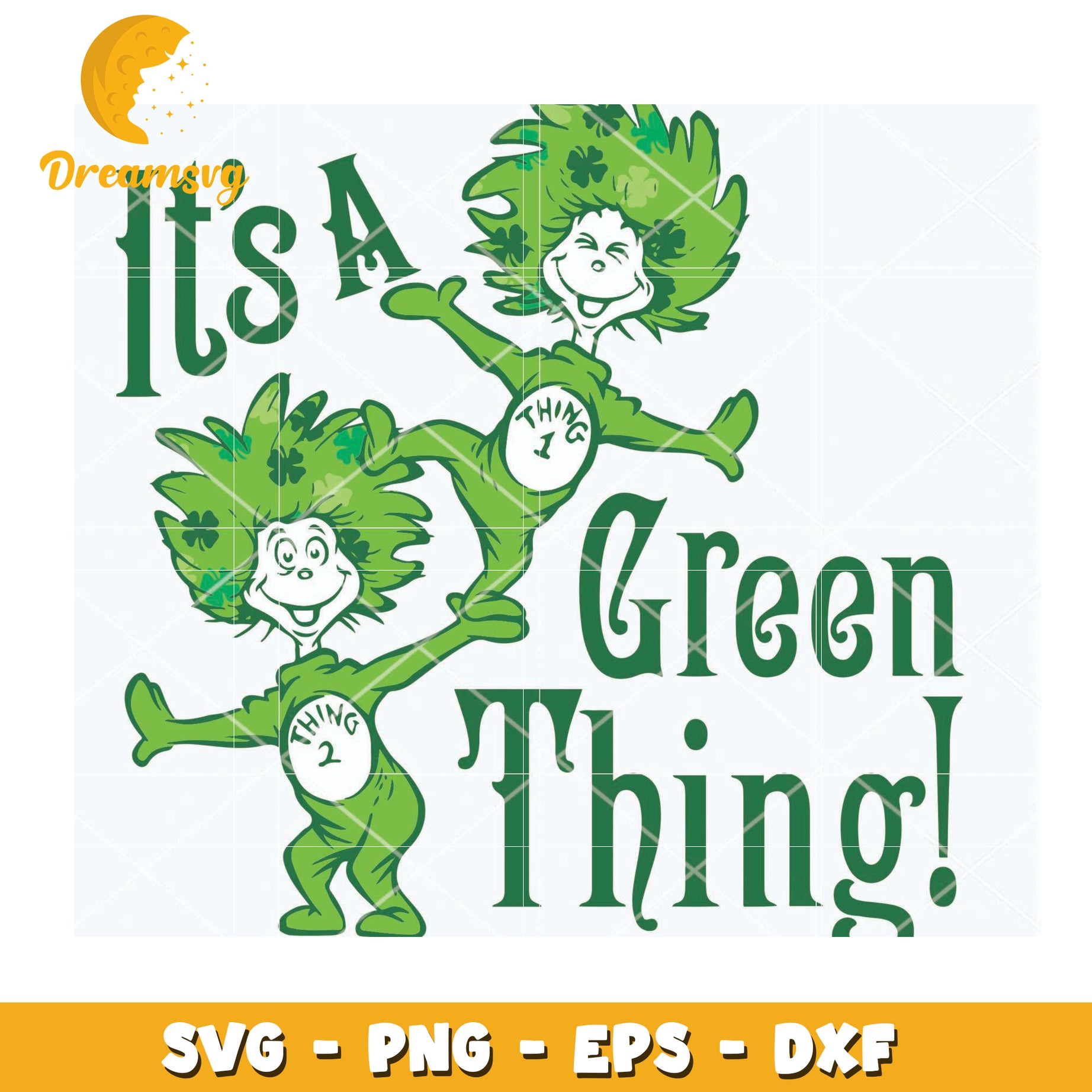 Grinch Green Thing SVG Cut File
