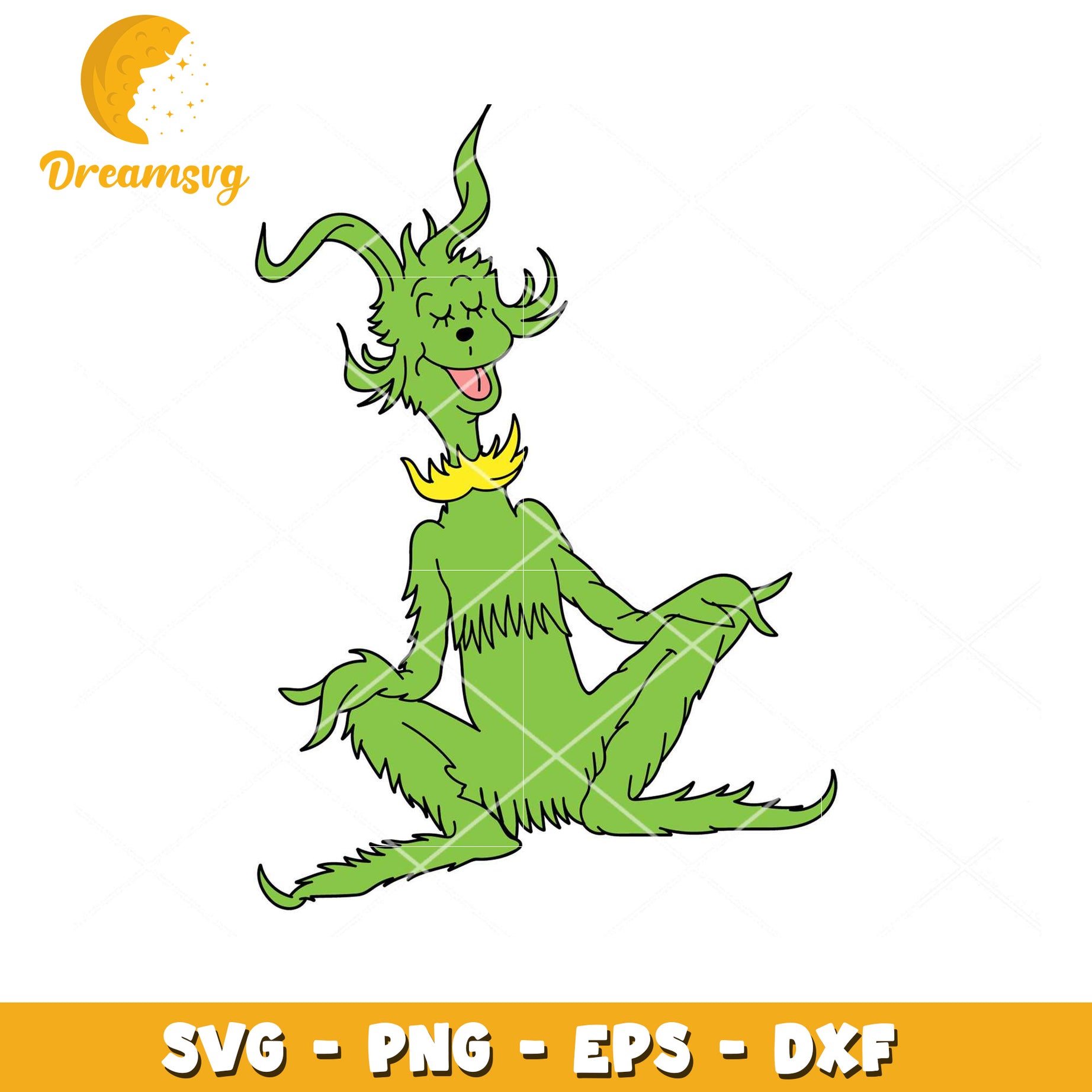 Grinch SVG PNG EPS DXF Instant Download