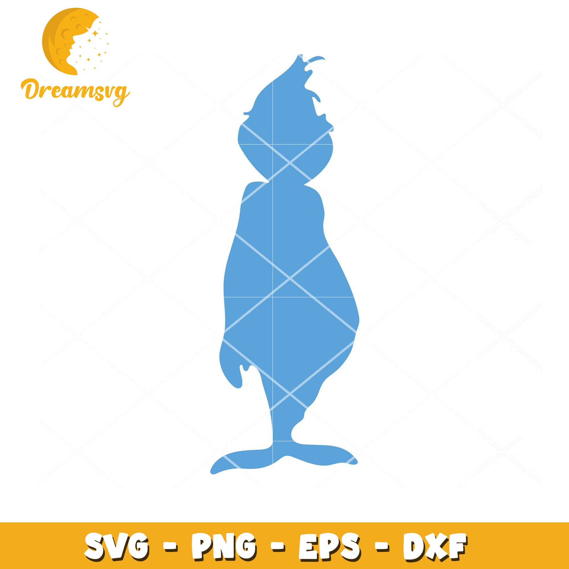 Grinch SVG Silhouette Instant Download